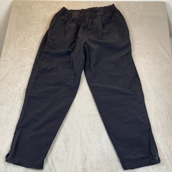 L.L. Bean Mens Athletic Pants 31 Straight Ankle Zip Outdoor Hiking Casual Black - Picture 8 of 9